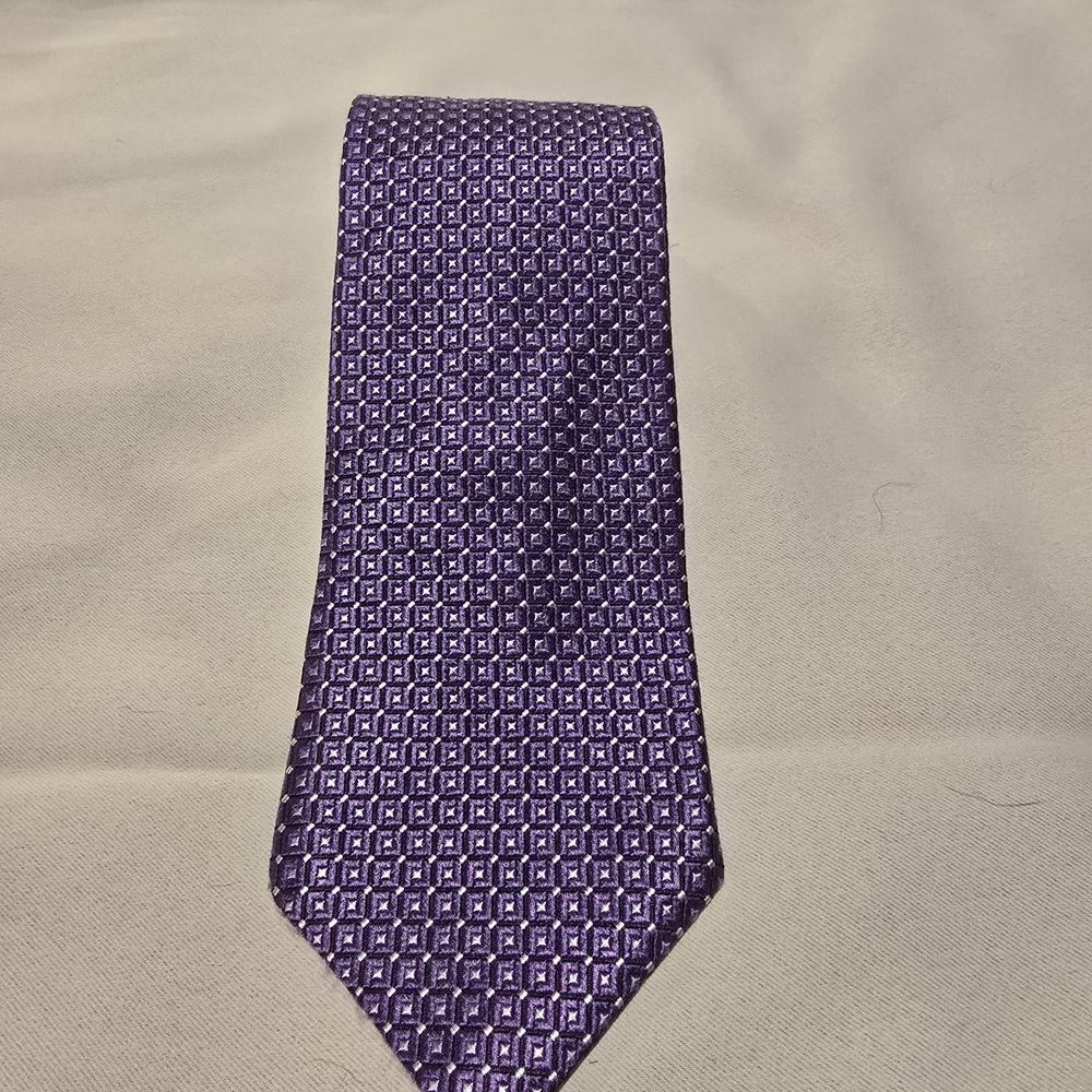 Nautica Geometric Purple Tie